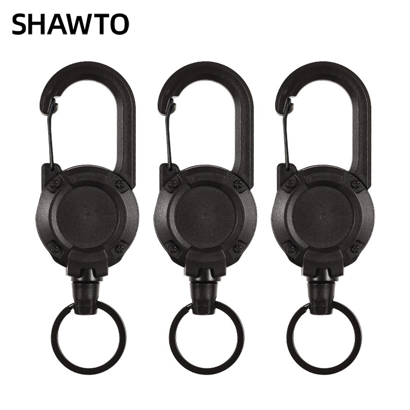 Fishing Line Cutter - Shawto Elastic Fly Fishing KeyChain Retractor