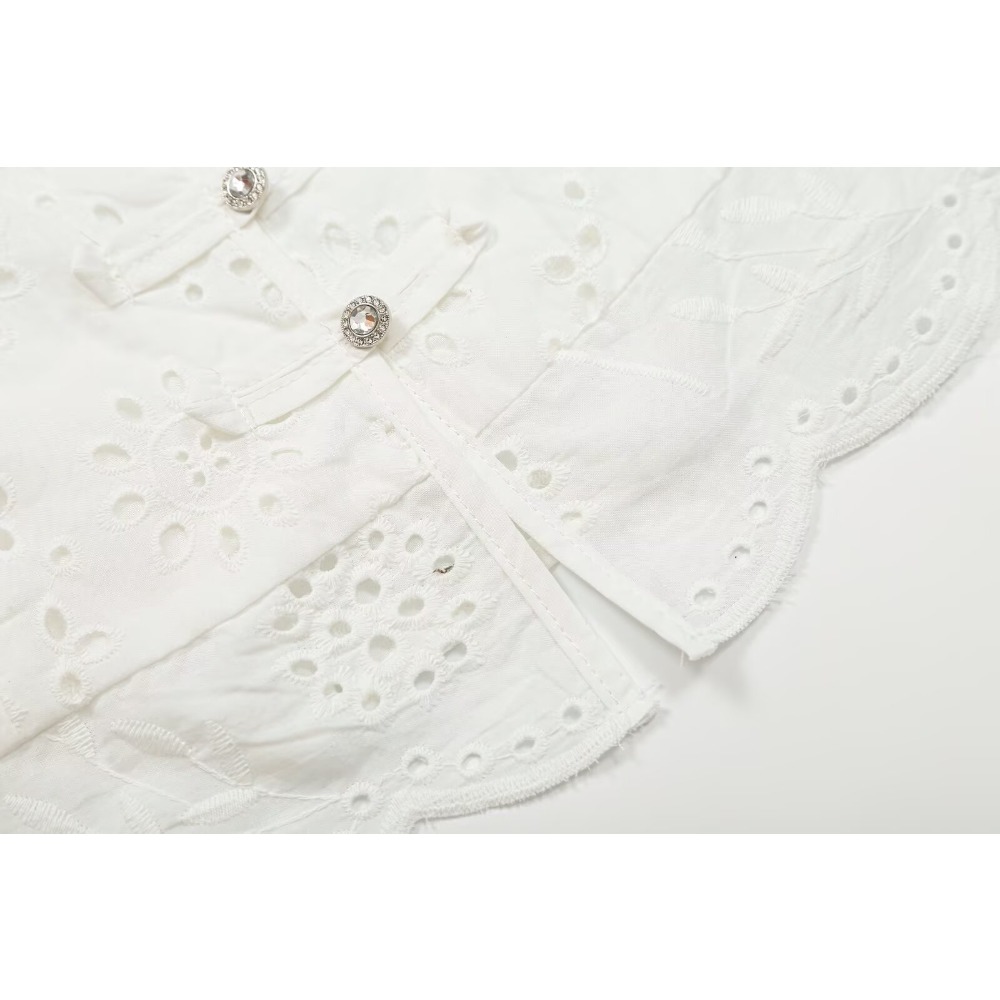 Women Embroidered Eyelet Skirt - Fly Line 评论和价格