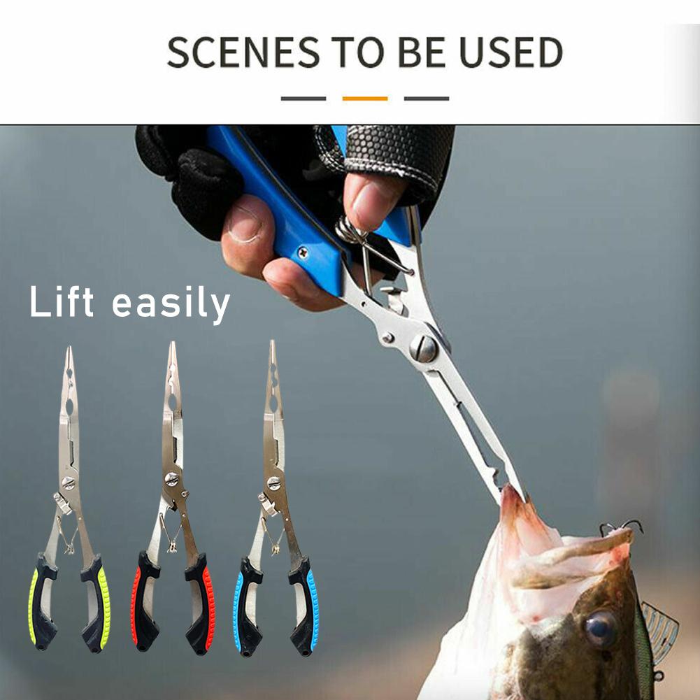 Fishing Pliers Long Nose Stain - Fishing Line Cutter 评论和价格